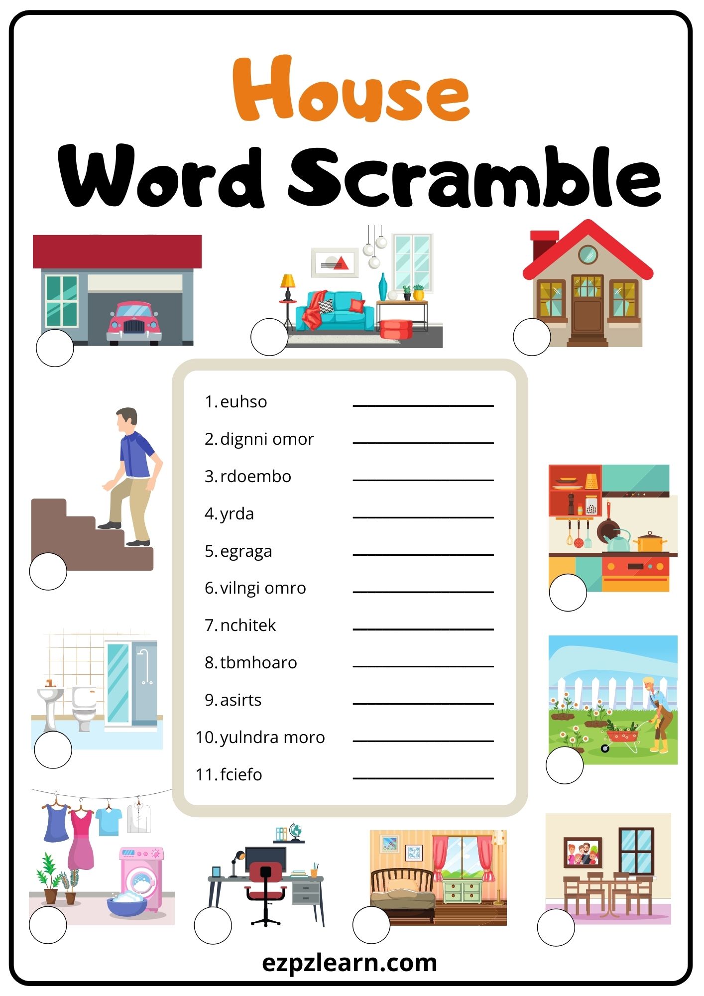 house-rooms-word-scramble-2-ezpzlearn